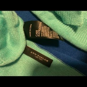 Blue green Ann Taylor scarf